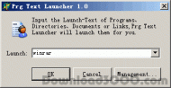 Prg Text Launcher screenshot